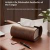 Walnut Wood Tissue Box Large Capacity Elegant Design Decorative Napkin Holder for Home Living Room Bedroom Office