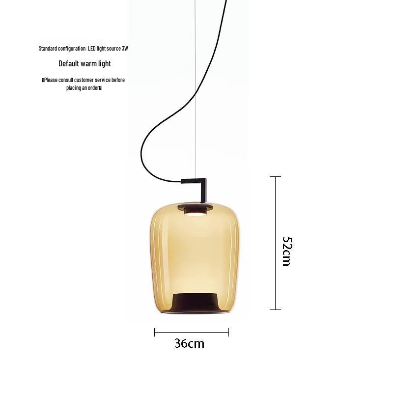 Nordic Minimalist Pendant Light: Elegant Designer Lighting for Restaurant, Bar, Bedroom, Stairwell, or Bedside