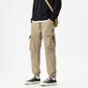 Men's New Japanese Retro Leggings Casual Trendy Brand Multi-pocket Overalls for Men