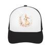 Pastel Woodland Bunny Bloom Illustra Mesh Baseball Cap Casual Hat Outdoor  For Womens Unisex FeUnisex
