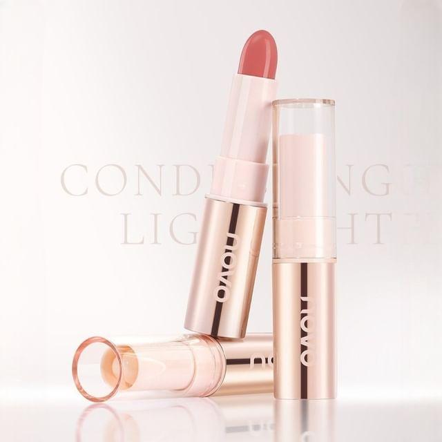 NOVO - Watery Glow Highlighter Stick - 4 Colors 04 Plump Pink Peach - 2.5g