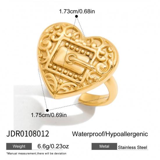Titanium Steel Ring Mid-Ancient Light Luxury Ring Stainless Steel Ornament Women's High-Grade Jewelry Non-Fading Ring