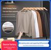 Men's Heavyweight Cotton Fleece Sweatshirt, 300g, Round Neck, Long Sleeve for Autumn/Winter