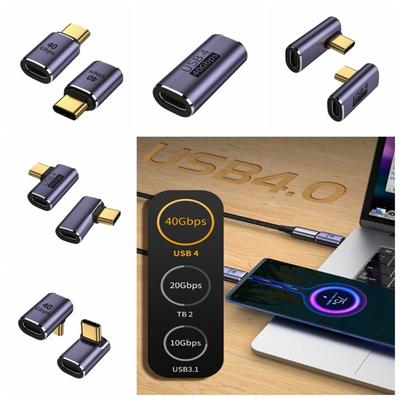 Adaptador de enchufe tipo C macho a hembra de TYPE-C, adaptador de transmisión tipo C hembra a macho