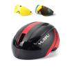 YUMAJ Aero Leichter Fahrradhelm Rennrad Fahren Halbschalen-Design CE CPSC Zertifiziert Schwarz Rot M/L