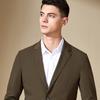 [Sleek and stylish, easy to maintain] Simple solid color suit for men's business and leisure, single west, not easily wrinkled suit jacket