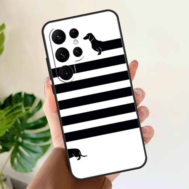 Dachshund Dog Soft Case For Samsung Galaxy S24 Ultra S21 S22 S23 S25 Plus S20 FE S9 S10 S23 FE Phone Cover