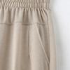Summer Nine-Point Pants for Middle-Aged & Elderly Women - Loose Fit, Elastic High-Waist, Straight Leg