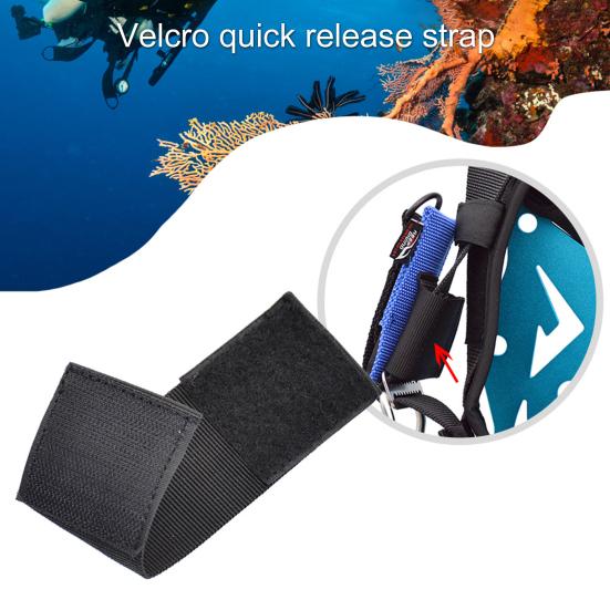Diving Adhesive Strap Quick Release Meticulous Sewing Nylon Diving Fastener Tape Fixed Strap