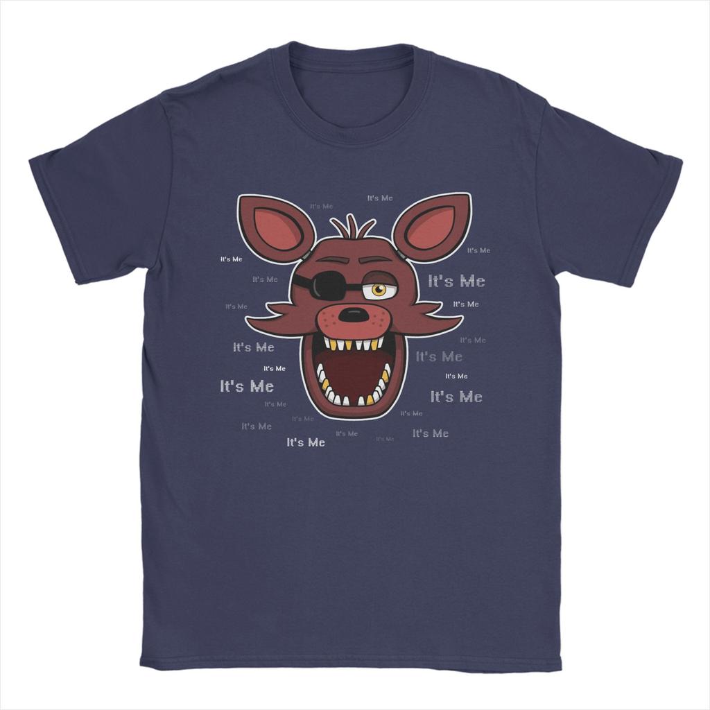 Vintage Freddyed Bonnie Game Foxy Its Me TShirts for Men Crew Neck 100 Cotton T Shirt  Short Sleeve Tees Printed Tops