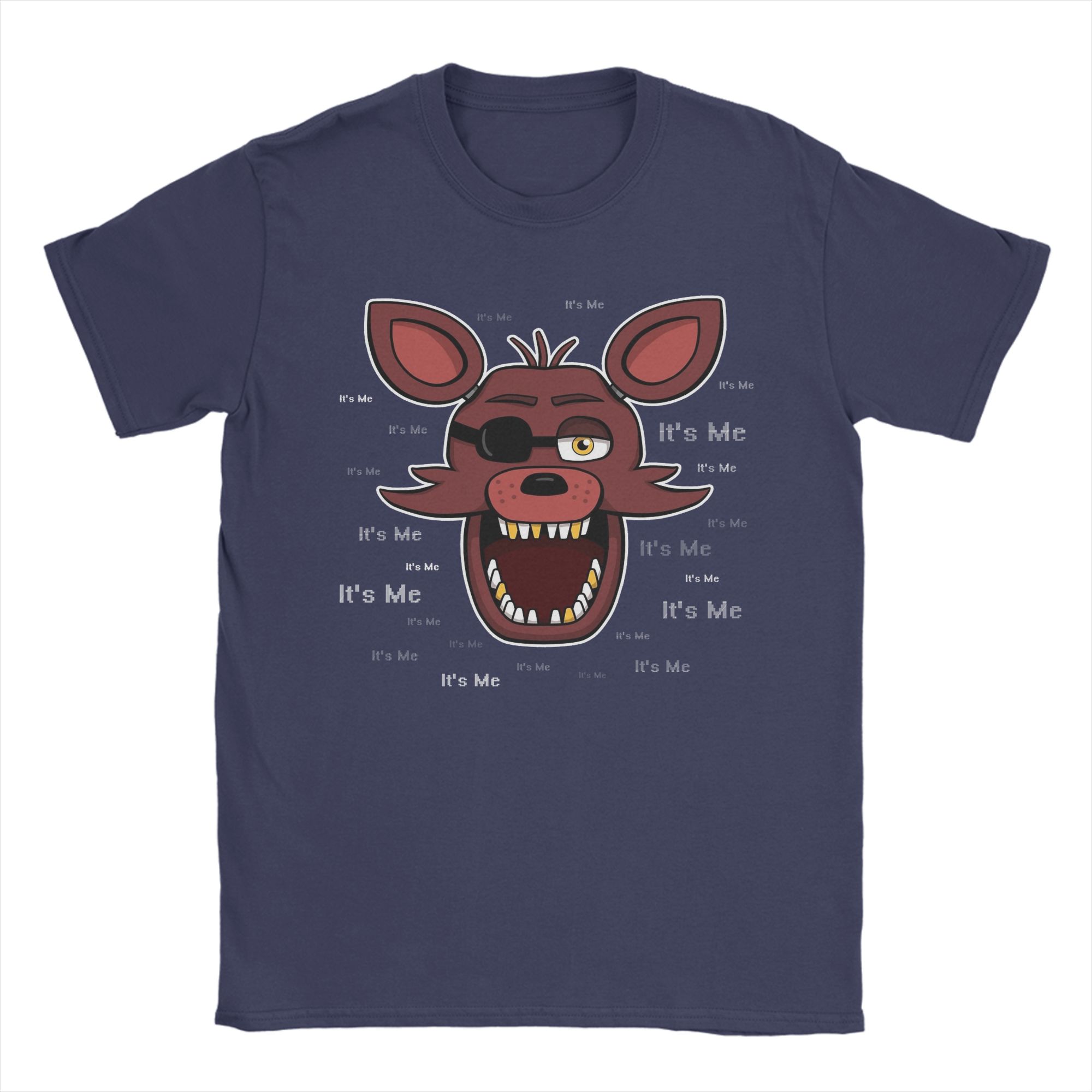 

Vintage Freddyed Bonnie Game Foxy Its Me TShirts for Men Crew Neck 100 Cotton T Shirt Short Sleeve Tees Printed Tops 3XL