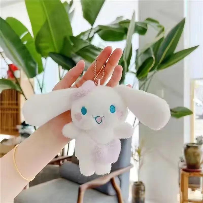 Cinnamoroll Plush Backpack Charm: Cute Keyring & Hanging Ornament