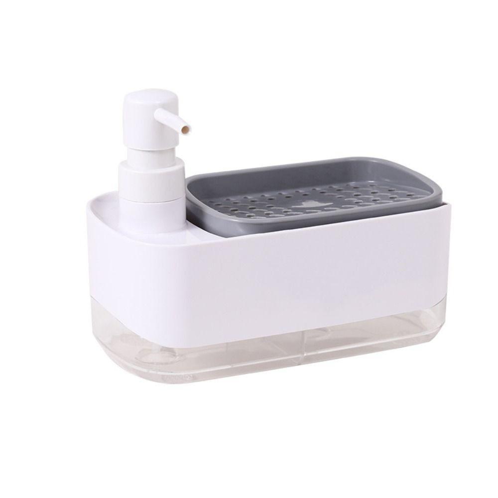 Hand Soap Pump Kitchen Soap Dispenser Plastic Manual Press Soap Box Detergent Dispenser  Bathroom