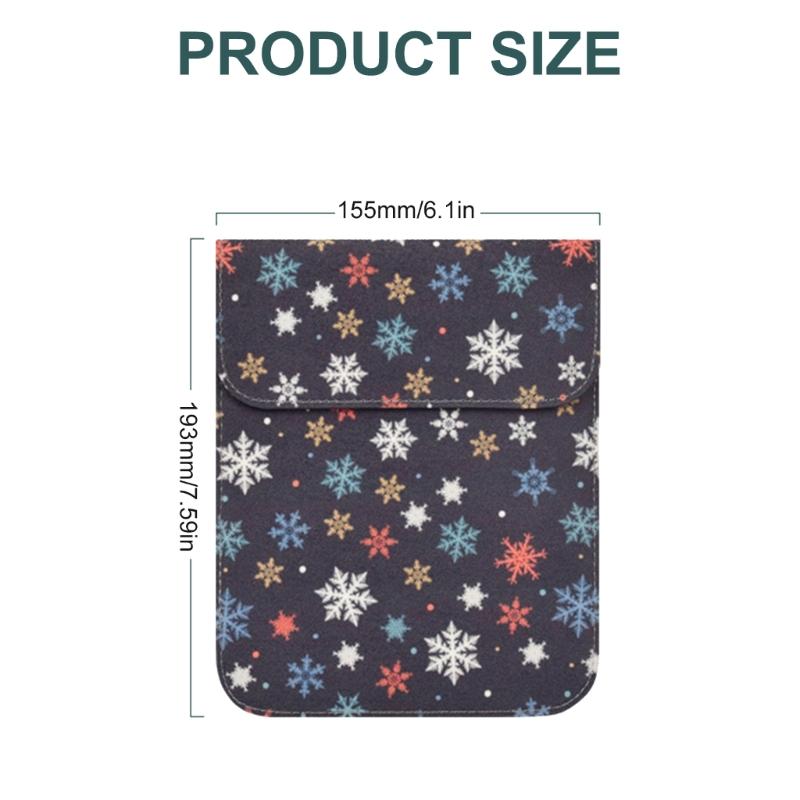 Universal 6Inch Ebook Reader Case PU Leather Cover Magnetic Closures Lightweight Design For Compatible Devices