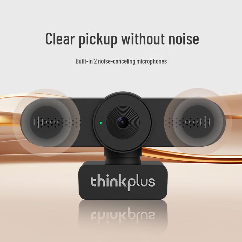 Lenovo thinkplus 4K Auto-Focus USB Webcam with Microphone
