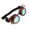 Halloween Kaleidoskop Rave Brille Regenbogen Kristallgläser Verstellbare Trippy Psychedelische Steampunk Brille