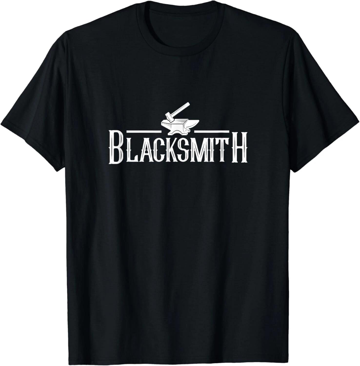 Blacksmith Farrier Metal Iron Forging Blacksmithing Gift Unisex T-Shirt L