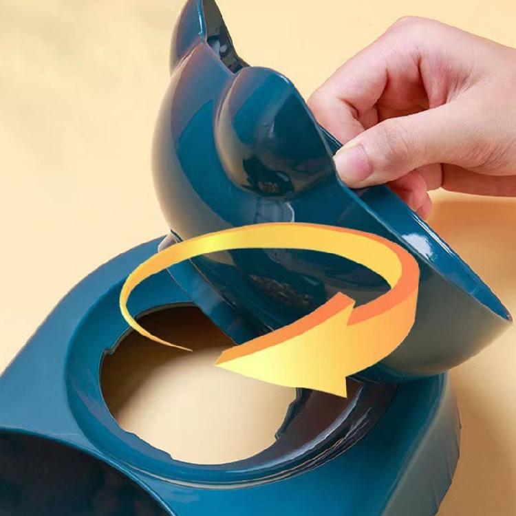 3 in 1 Dogs Feeder Cat Food Water Bowl No-Spill Feeder Bowl Water Bottle