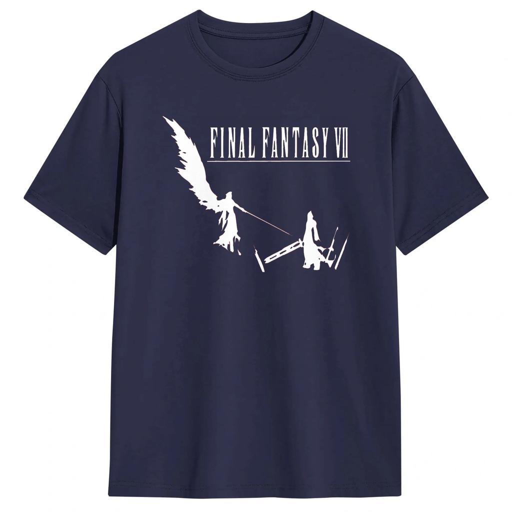Casual TShirt Summer FF VII Cloud Sephiroth Fashion T Shirts Cotton Tshirt for Unisex Y2K Fun Printed Short Sleeve Top Tees