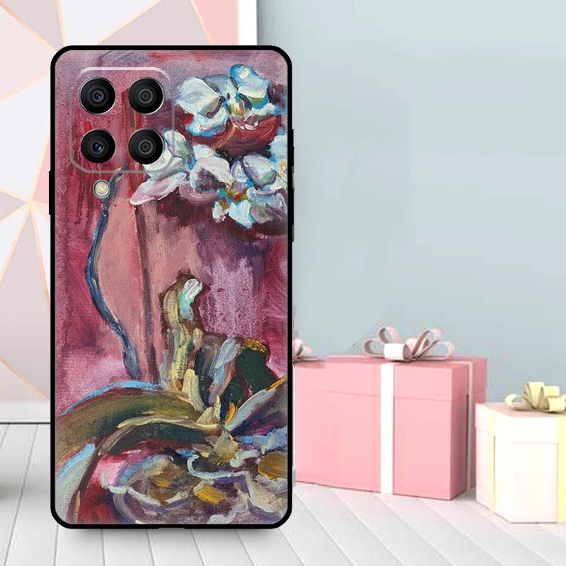 Orchid Flowers Colorful Case For Samsung Galaxy M16 M31 M21 M13 M33 M53 M15 M35 M55 M36 M56 M12 M32 M52 M14 M34 M54