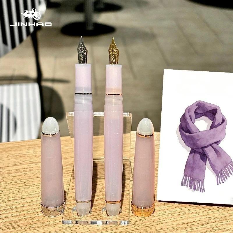2026 Limited Edition! JINHAO 82 Plus Acrylic Fountain Pen Melon Soda Cream Shape Nib Stationery Office School Supplies