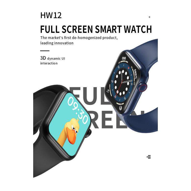 Buy HW12 HW16 Full Screen Smart Watch 44mm 40mm Men Women Multifunction  Smartwatch at affordable prices — free shipping, real reviews with photos —  Joom