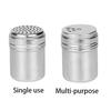 Multi-purpose Stainless Steel Seasoning Jar Salt Sugar Bottle Rotating Cover Spice Pepper Shaker Spice Jar Kitchen Gadgets