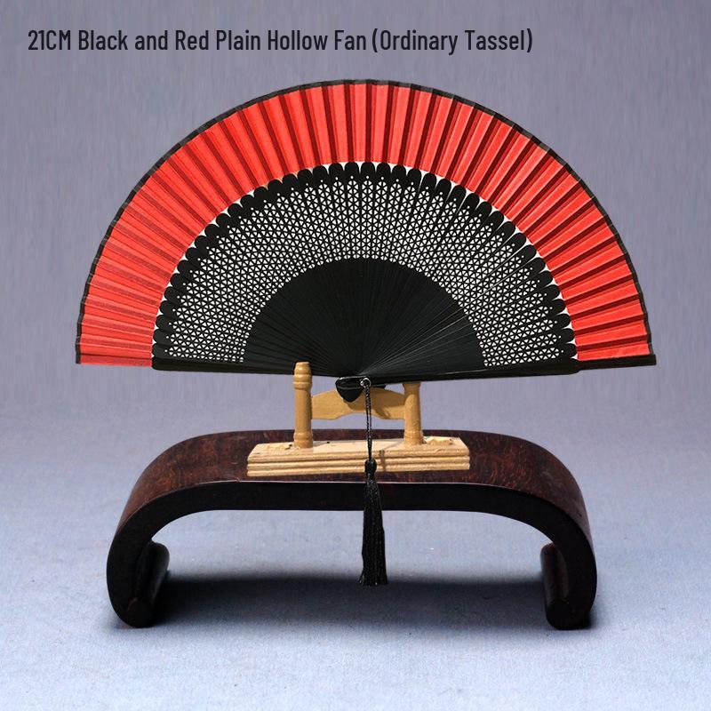 Evantai pliabil din bambus în stil chinezesc pentru Hanfu sau dans