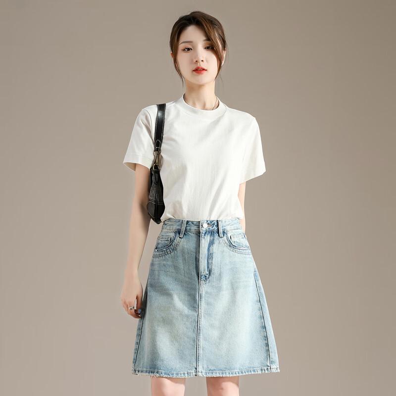 RAIN.CUN Women's Loose Fit Crew Neck Short Sleeve T-Shirt