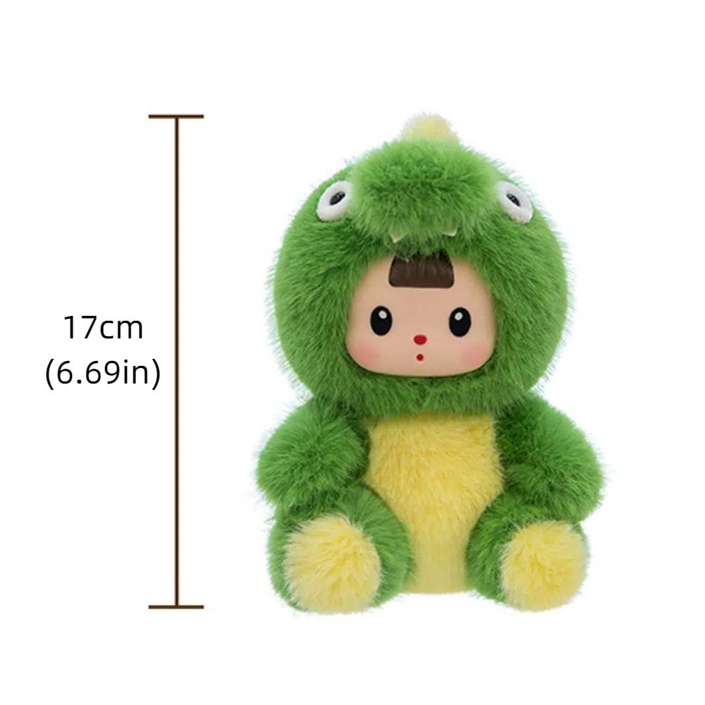 Cartoon Little Raccoon Plush Doll Cute Animal Strawberry Cat Doll  Kids Birthday Christmas