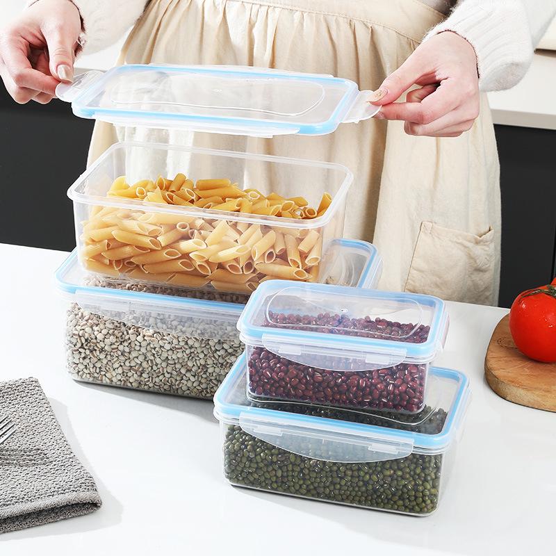 Microwaveable Food-Grade Plastic Storage Container: Fresh-Keeping & Sealable for Lunch and Fruit