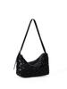 Small Niche Design, Soft Woven Bag, High-end Feel, Retro Commuting Versatile Shoulder Bag for Women