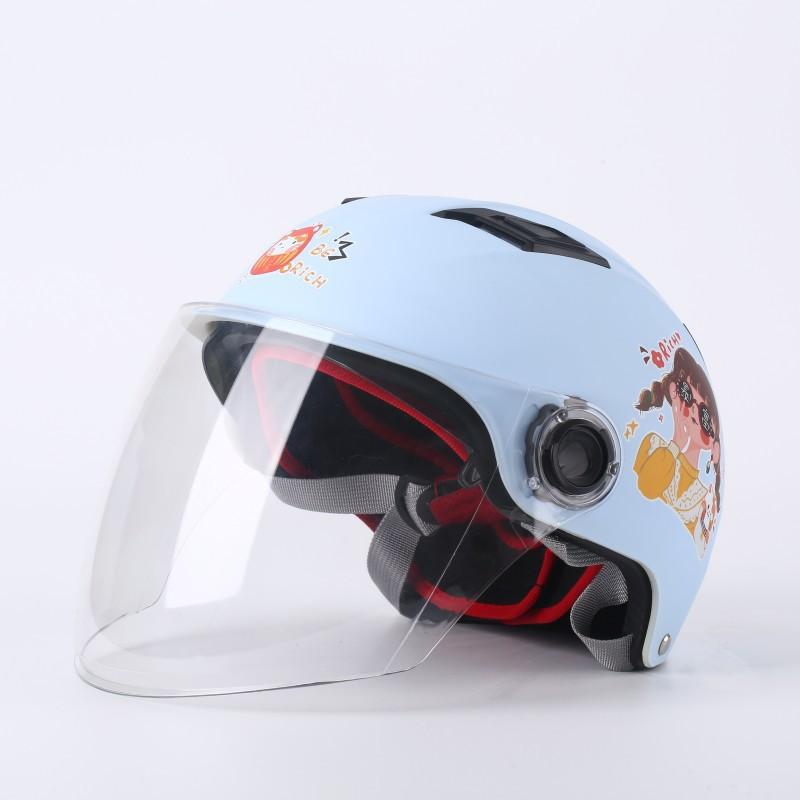 3C Certified Half Helmet Electric Scooter Motorcycle Riding - All Season Unisex Safety Headgear