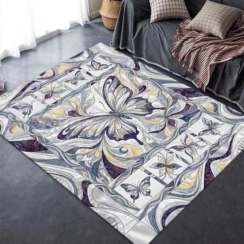 2025 New Modern Butterfly Carpet Rug for Living Room Bedroom Home Sofa Decoration,Kids play Non-slip Floor Mat78