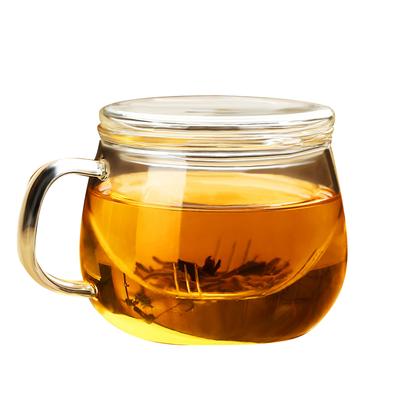 Tazza da tè da 350 ml in vetro trasparente con filtro per coperchio, bicchiere da cocktail, bicchiere da whisky, tazza da caffè ghiacciato, bicchiere da vino, bicchiere da birra, acqua, stoviglie