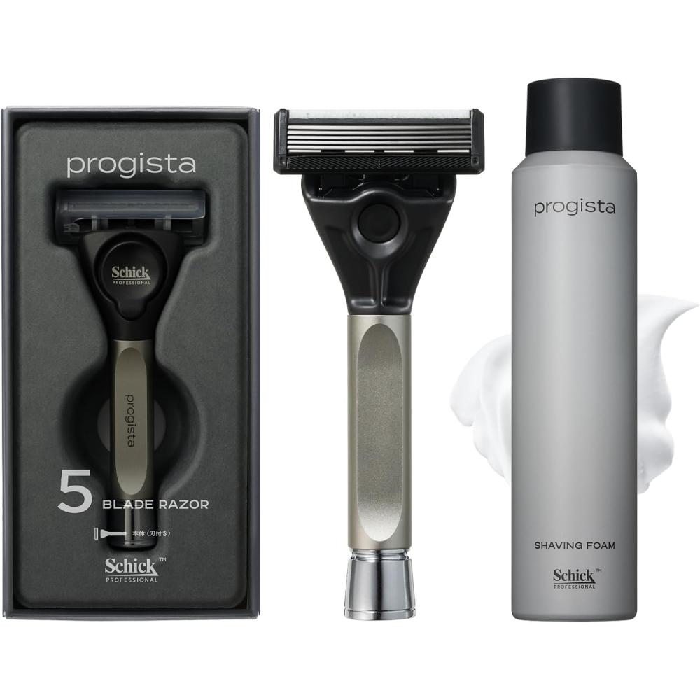 Набор бритв Schick Men S 5 лезвий + Пена для бритья 180 г