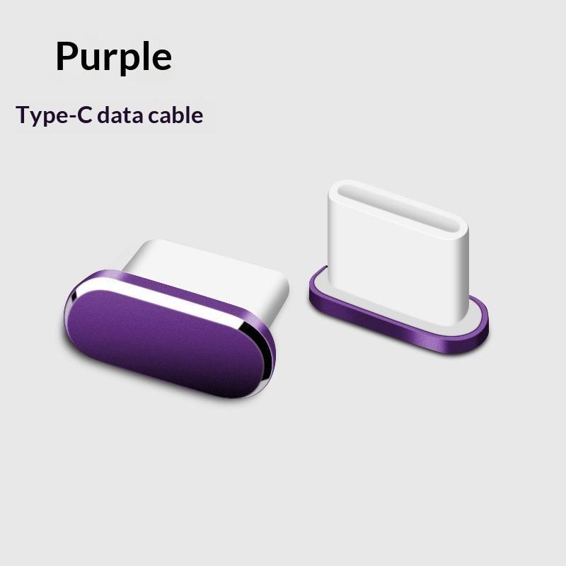 Metal Type C Anti Lost Dust Plugs Lightweight Dustproof Port Covers for Android Phones Laptops Tablets Students Gifts