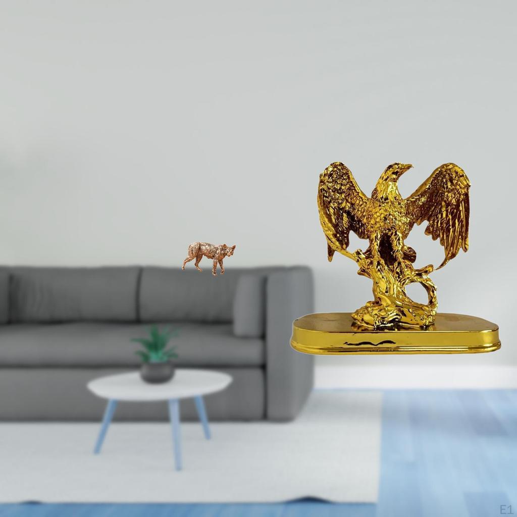 Brass Animal Statue Figurine Creative Collectable Feng Shui Decor Antique Ornament for Cafe Shelf