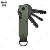 Smart Metal Key Organizer Holds 2-6 Keys Wallets Men RFID Block Aluminium Key Chain Minimalist Case Holder for Keychain Secures Ulqch44