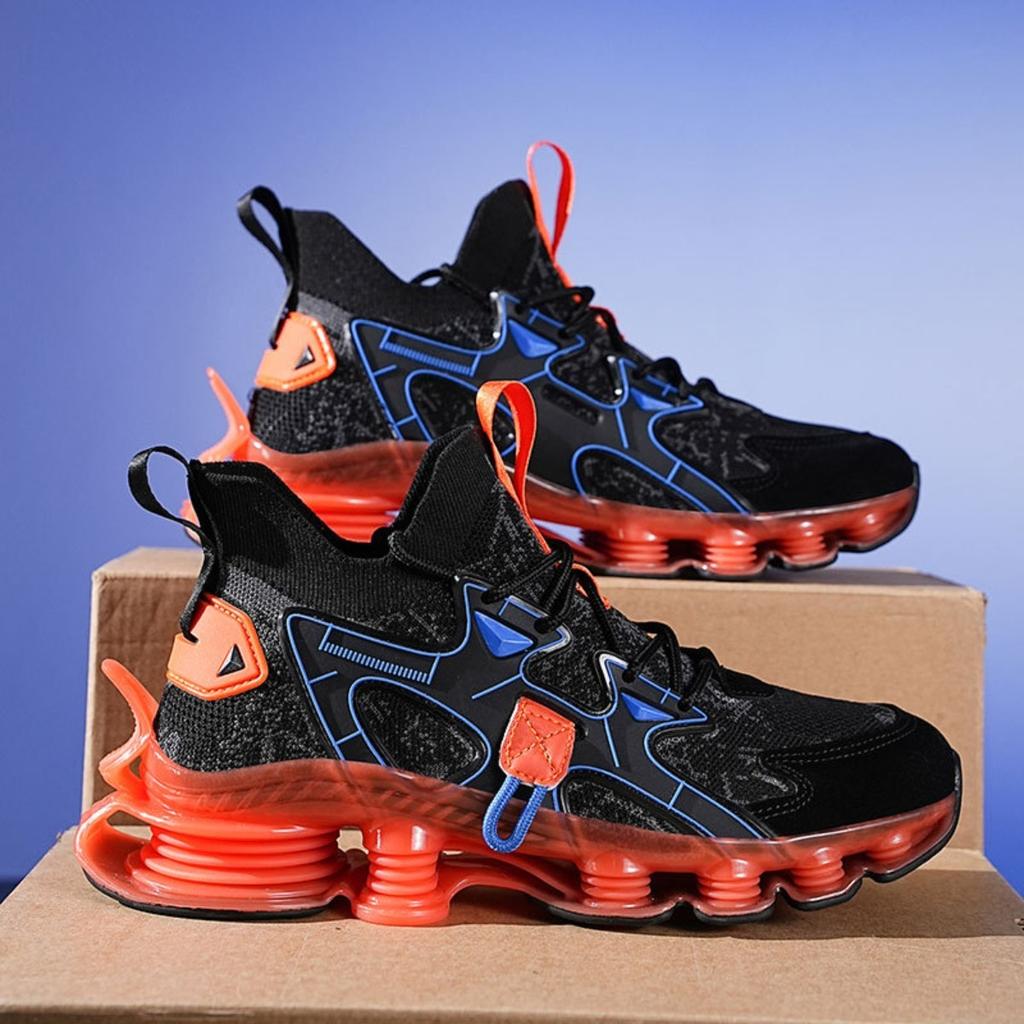 Men's New Breathable Sports Shoes, Running Shoes, Mesh Shoes, Casual Thick Soled Shoes, Men's Running Shoes