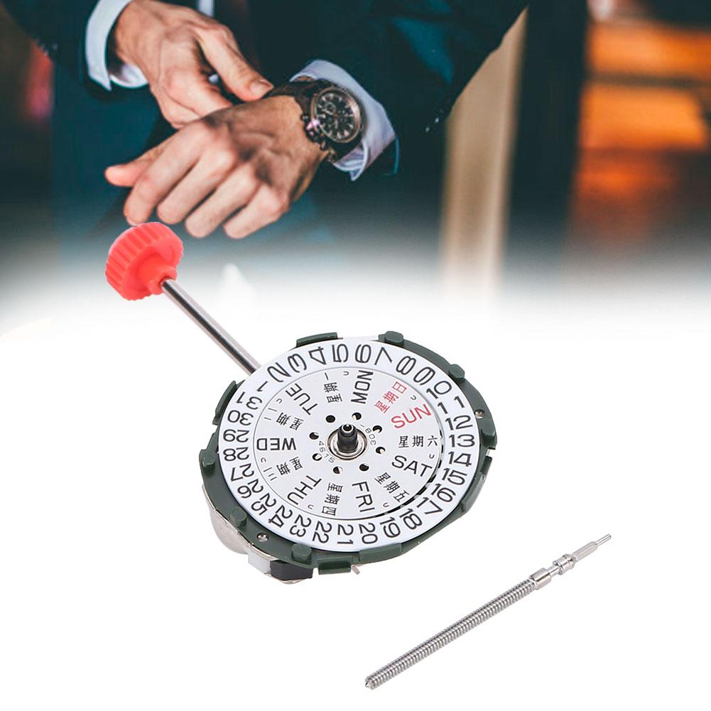 Damenuhr Quarzwerk mit Doppelkalender für 2035 2105 Uhrwerk