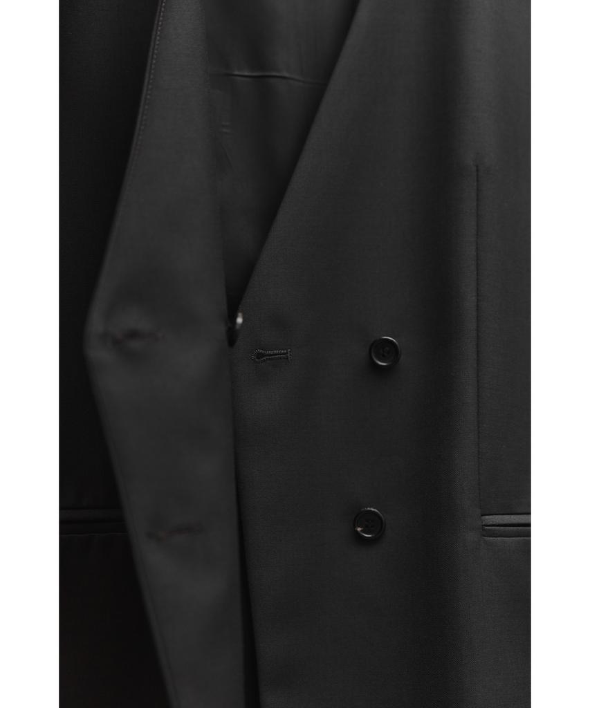 Youth Oversized Tailored Vest - Brown