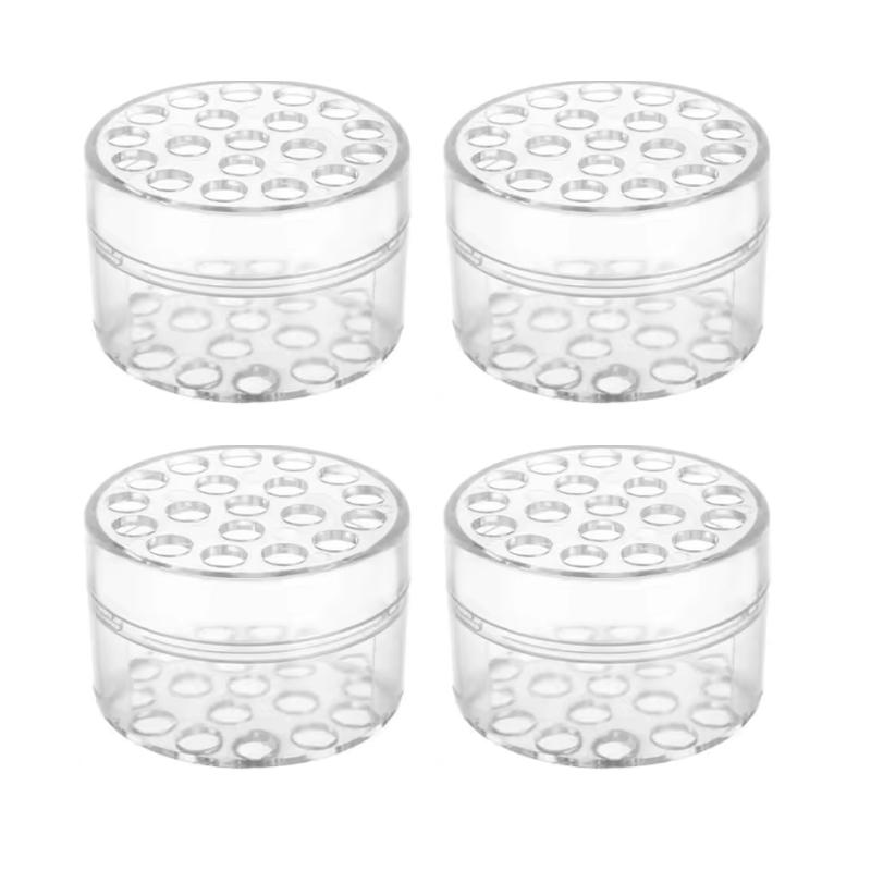 4/2Pcs Spiral Stem Holder for Flowers Clear Floral Frog Arranger for DIY Bouquet Vase Display Flower Arrangement Supplies