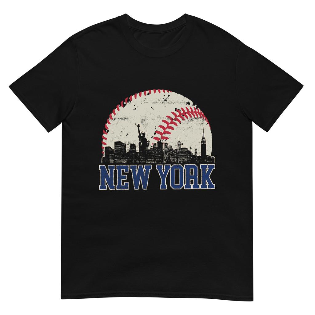New York Retro Baseball Lover Met At Game Day TShirt