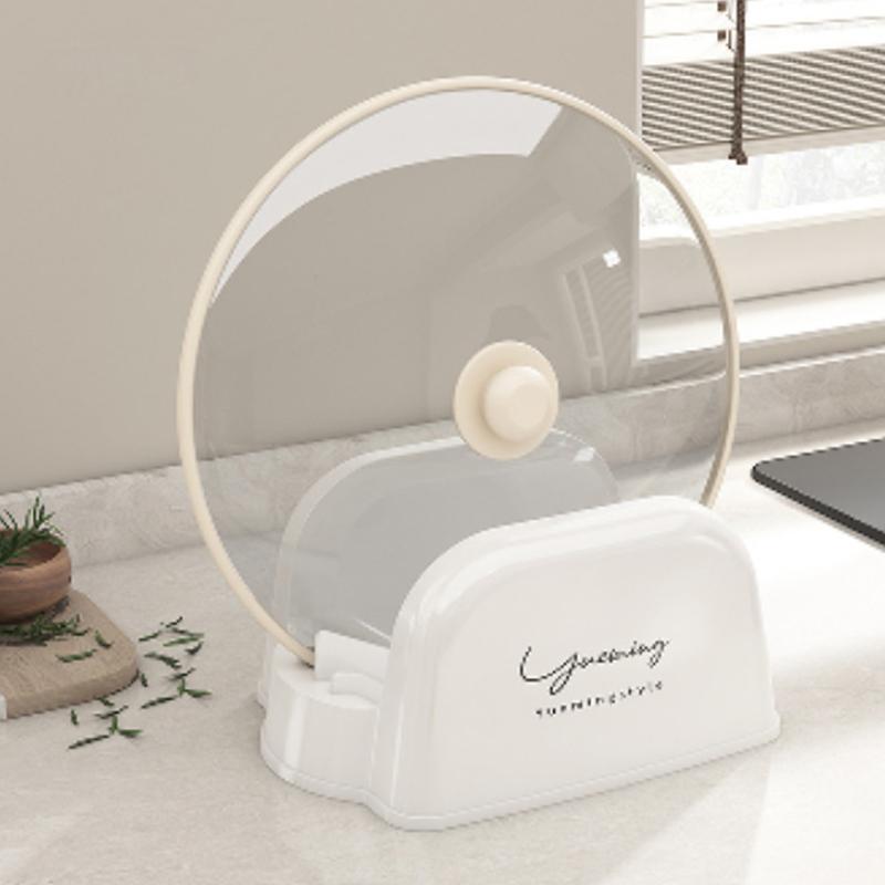 Легкий в использовании многофункциональный держатель для кастрюль подставка для сушки органайзер кухонные гаджеты подставка для крышек кастрюль полка для хранения кухонные принадлежности 538₽