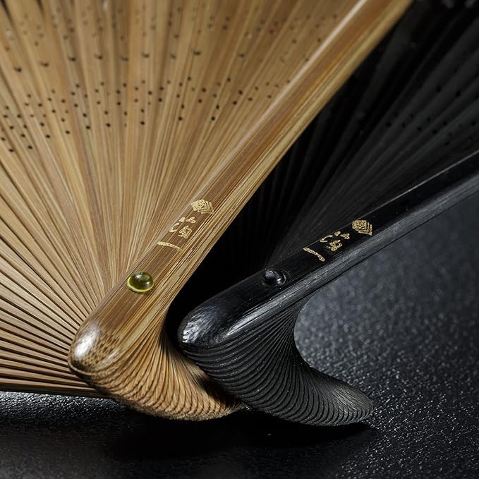 [Hakuichi Washi Paper Wrapping] Kanazawa Fan, Tomari Moonlit Night