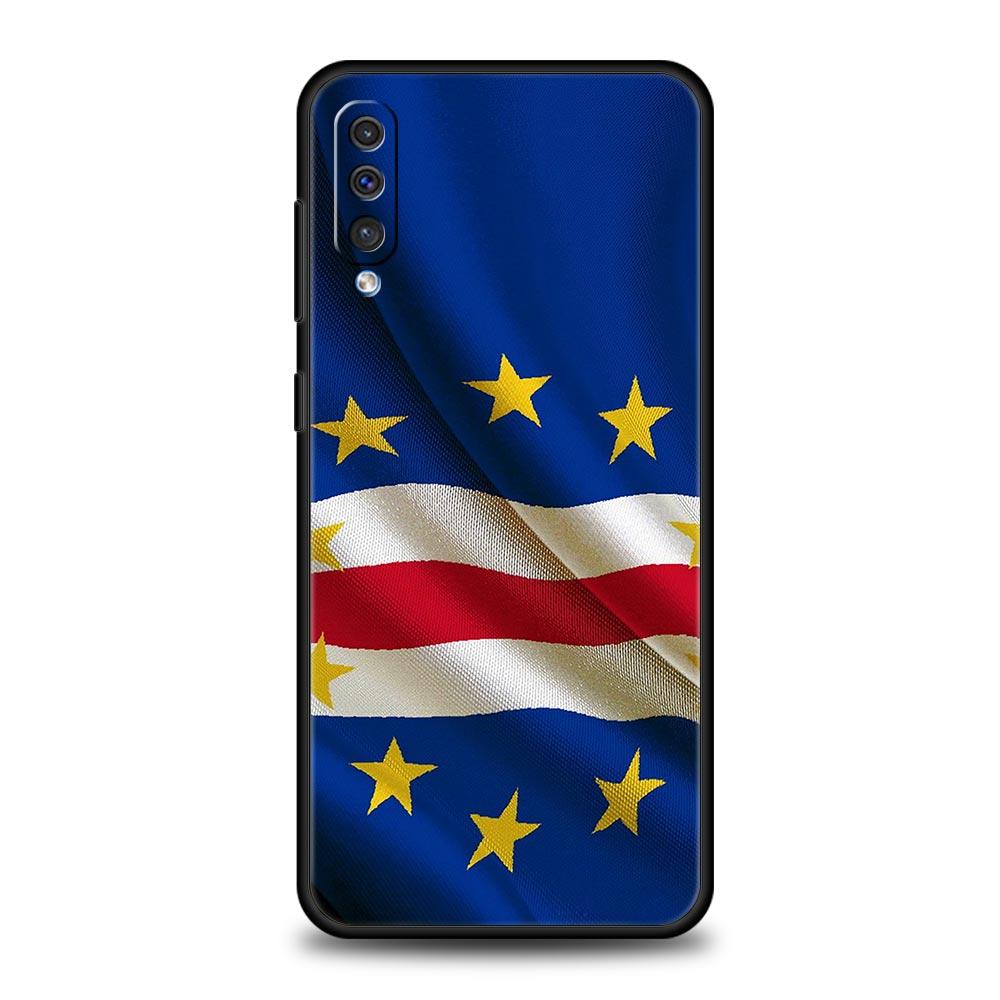 

Phone Case For Samsung A56 A36 A26 A54 A52 A24 A14 A50 A70 A40 A20E A06 A12 A22 A34 A42 A32 5G A04s A16 Cover Cape Verde Flag Samsung A36