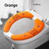 Universal Toilet Seat Cover Soft Cartoon WC Paste Toilet Sticky Seat Pad Washable Bathroom Warmer Seat Lid Cover Pad Cushion