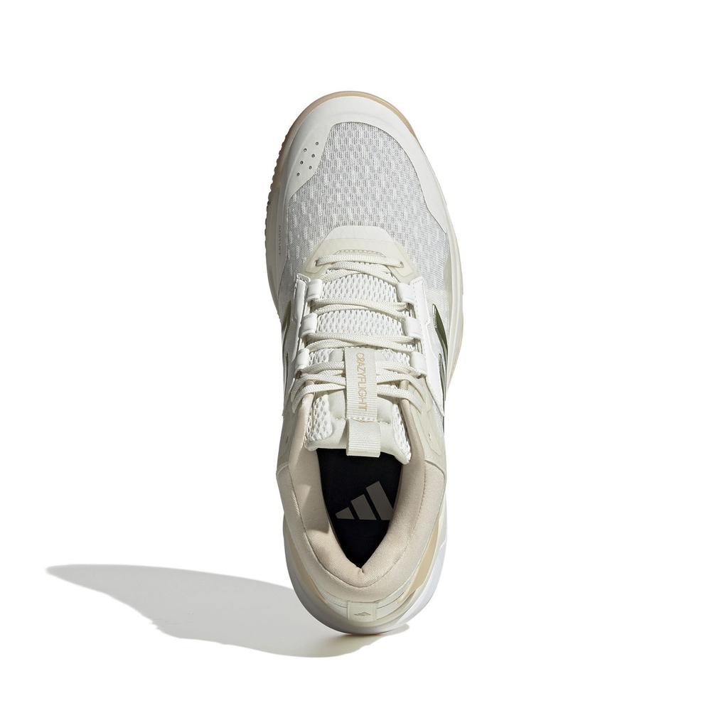 adidas  Crazyflight 6 Mid Indoor Off White Gold Metallic Women Sneakers Cream Crystal-Sand HQ4686