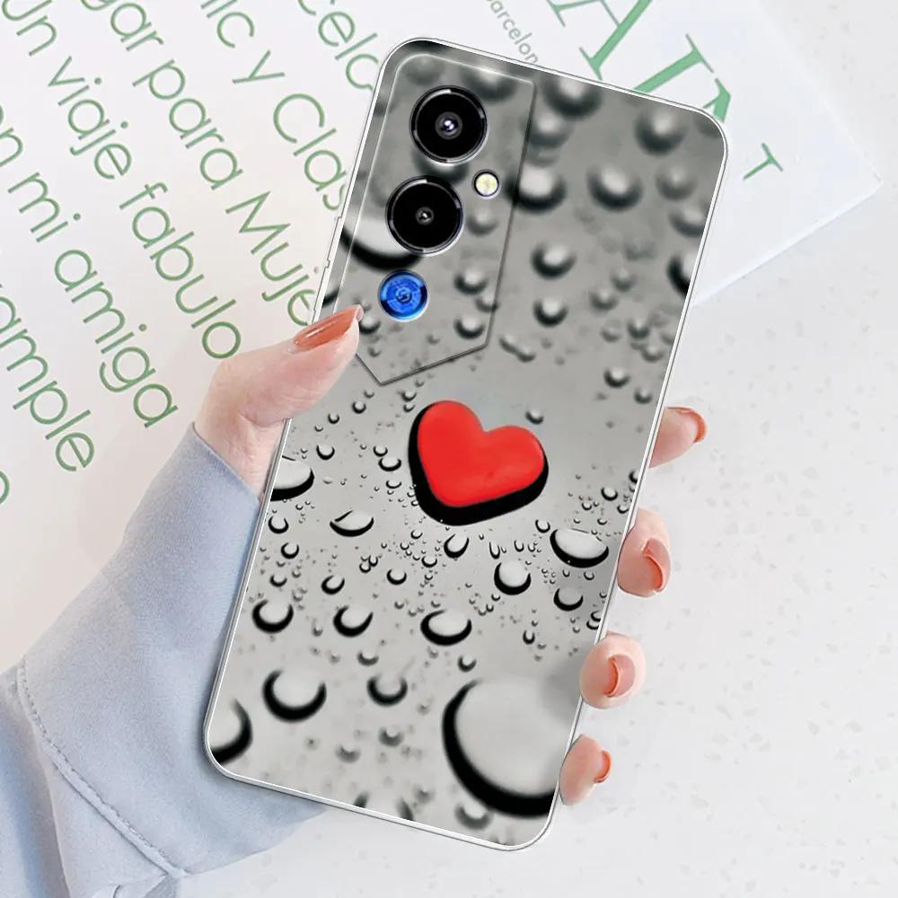 Für Tecno Pova 4 Pro Hüllen Marmor Transparente Hüllen Tecno Pova 4 Silikon Klarer Stoßfänger Für Tecno Pova4 Pro Blumen Handyhüllen